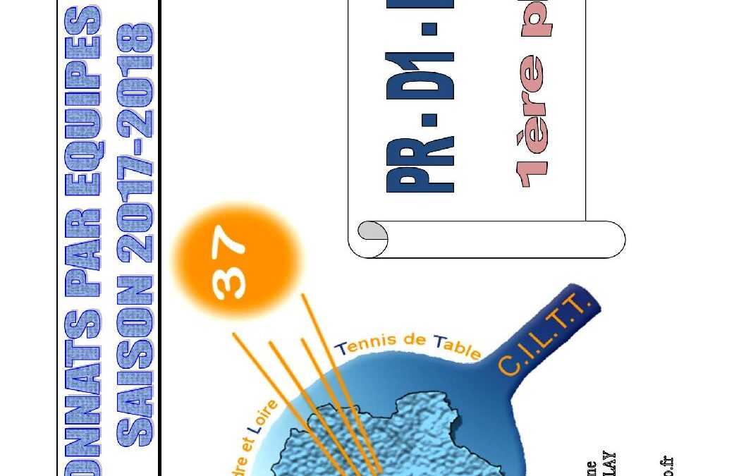 Calendrier PR – D1 – D2 – D3 (MAJ le 26_09_17)