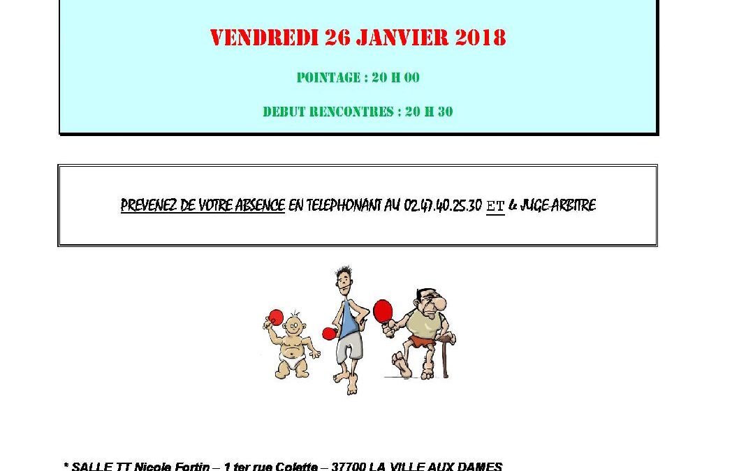 Convoc° 3ème tour SENIORS 2017_2018