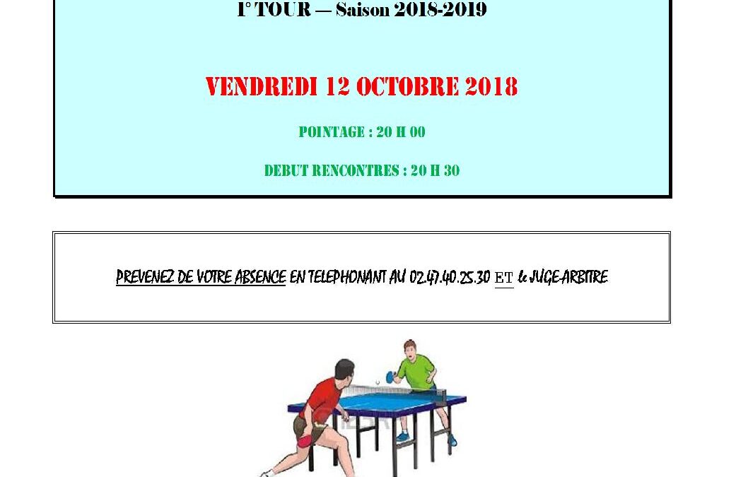 Convoc° 1er tour SENIORS 2018_2019