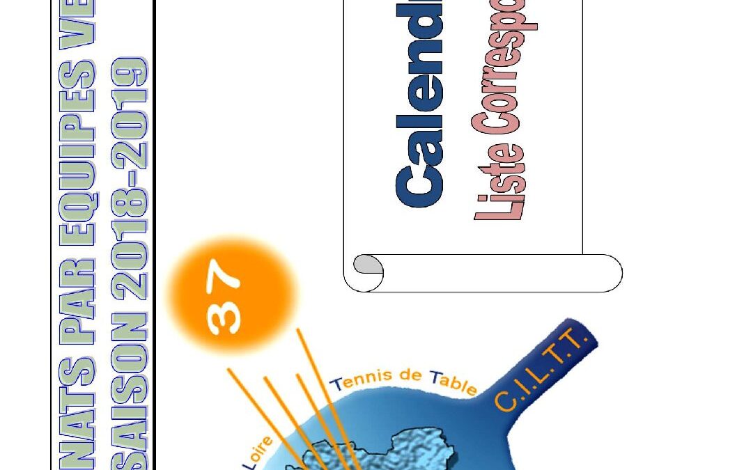 chpt par équipes Vétérans 2018-2019