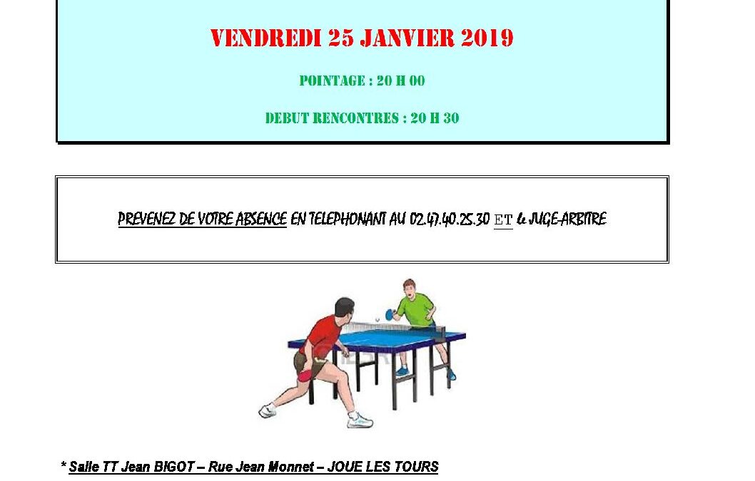 Convoc° 3ème tour SENIORS 2018_2019