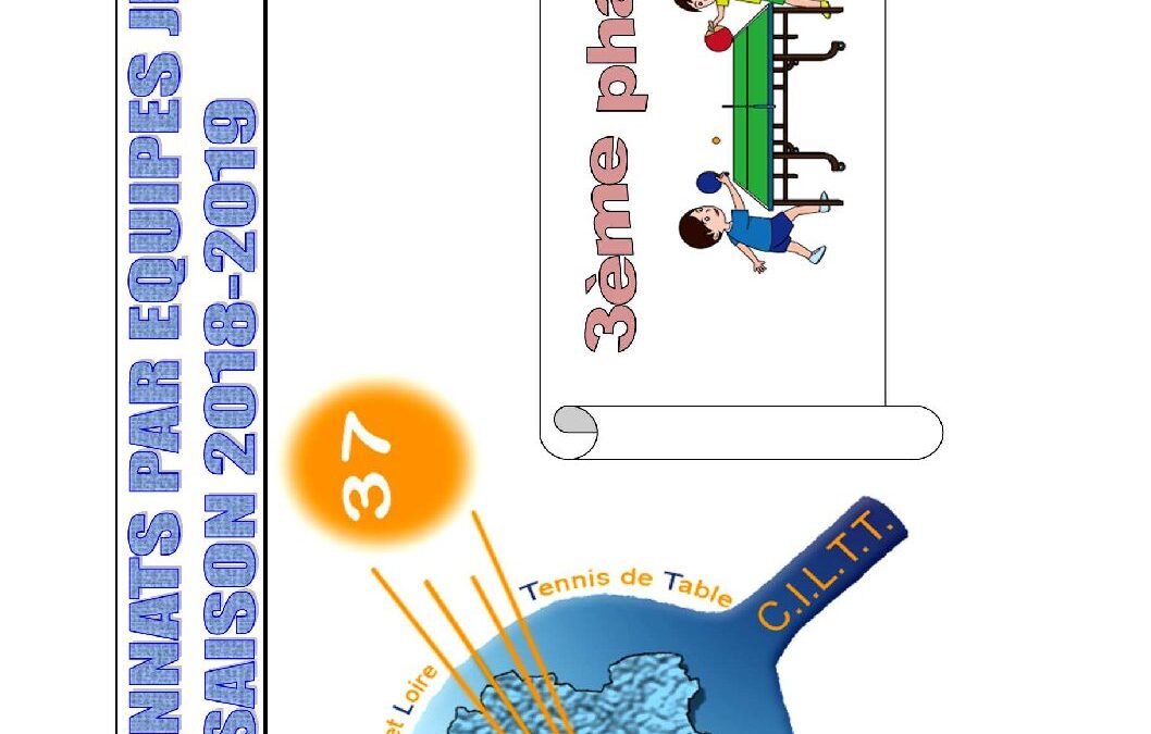 Chpt Jeunes 3è phase 2018 2019