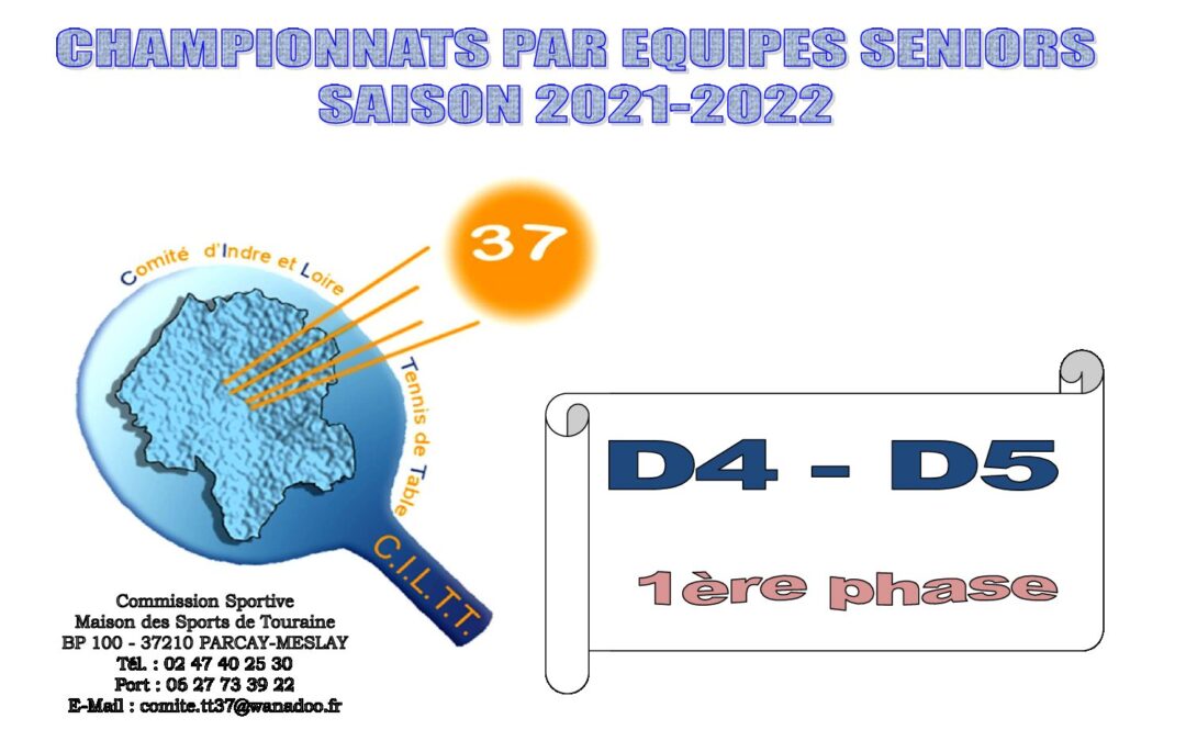 D4 (D5) – Vers° 5 du 30 09 2021