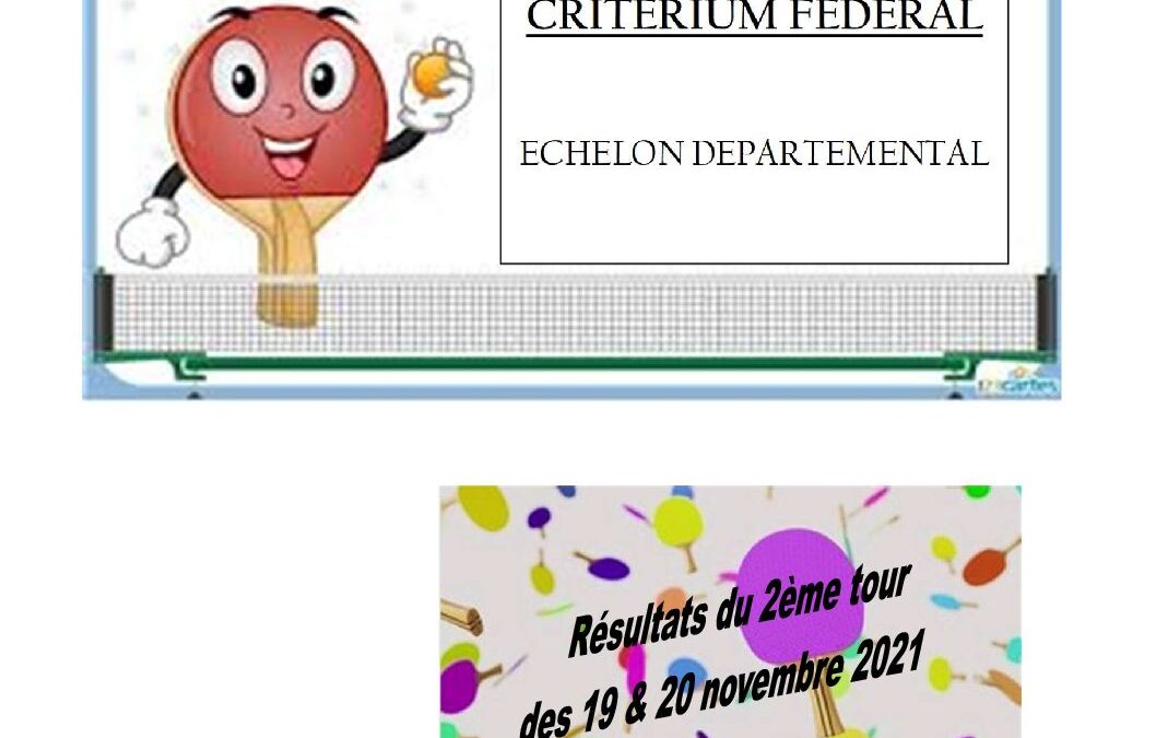 Résultats 2ème tour CF 2021 2022 (MAJ le 29 11 2021)