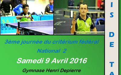 3ème tour du Critérium Fédéral N2 Handisport