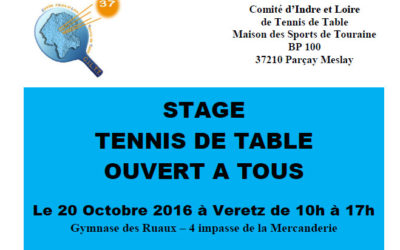 Stage ouvert à tous à Véretz