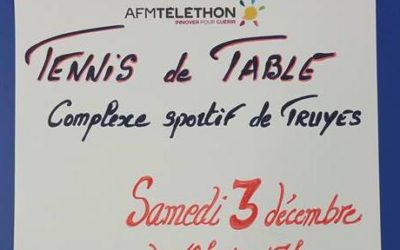 Journée Téléthon 2016 à Truyes