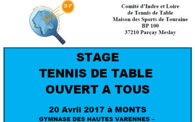 Stage ouvert à tous à Monts