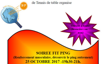 Soirée Fit Ping à Véretz