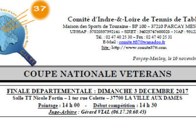Coupe Nationale Vétérans à La Ville aux Dames
