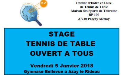 Stage ouvert à tous à Azay le Rideau