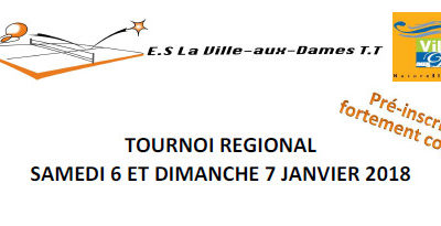 Tournoi régional de La Ville aux Dames