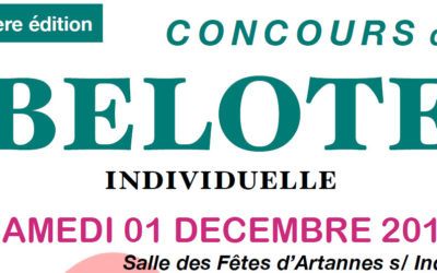 On tape la belote à Artannes !