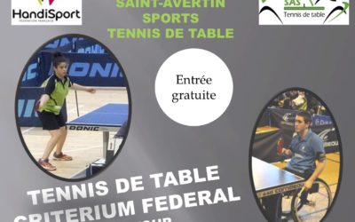 2ème tour de critérium fédéral handisport à Saint Avertin