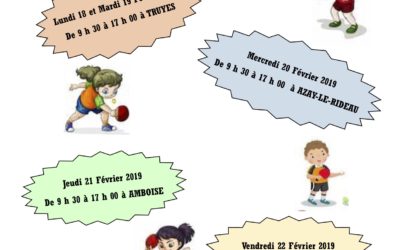 Stages Jeunes durant les vacances de Février