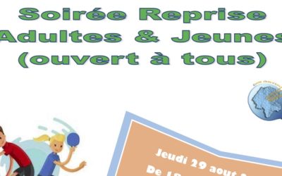 Soirée d’été « reprise » ouverte à tous