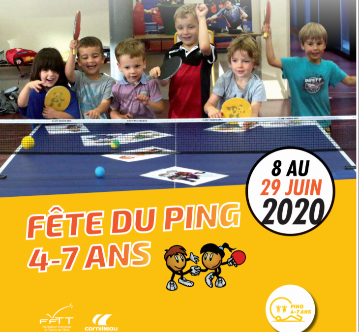 Fête du ping 4-7 ans 2020