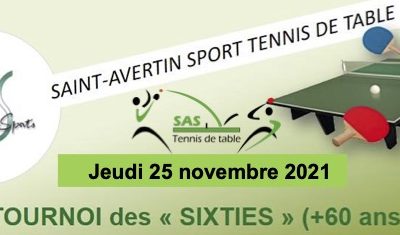 Tournoi des Sixties à Saint Avertin