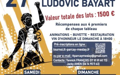 Tournoi régional de Parçay-Meslay