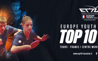 Top 10 Européen à Tours – 30 Septembre au 2 Octobre