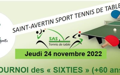 Tournoi des Sixties à Saint Avertin