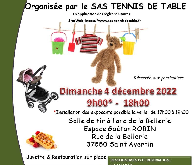 Bourse aux jouets à Saint Avertin