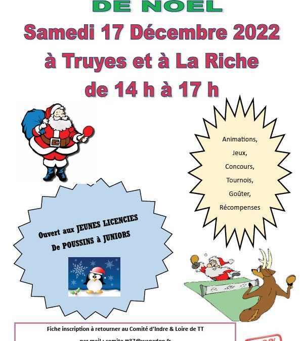 Plateaux de Noël – Samedi 17 Décembre 2022