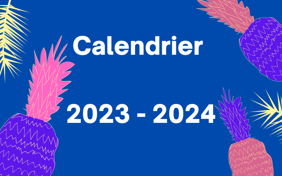 Calendrier arbitrage 2023-2024