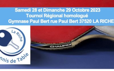 Tournoi régional de La Riche