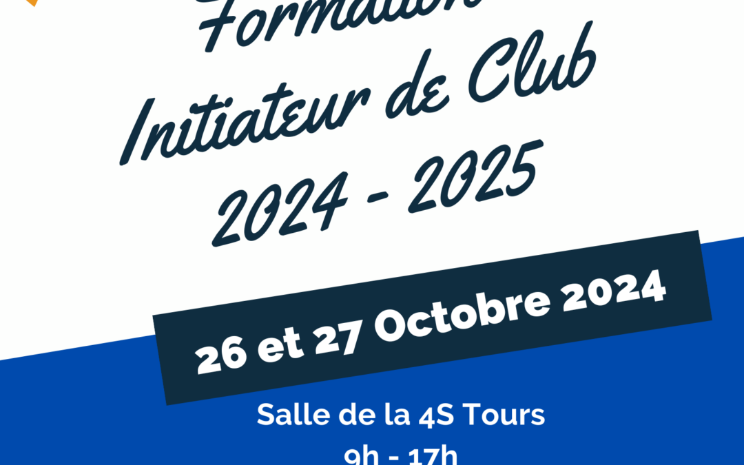 Annulée – Formation initiateur de club 2024 / 2025