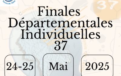 Championnats d’Indre et Loire Individuels 24 et 25 Mai 2025
