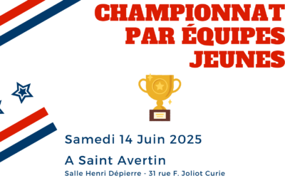 Finale championnat par équipes jeunes – Samedi 14 Juin