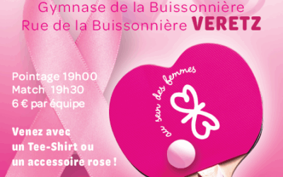 Tournoi Féminin Octobre Rose – Vendredi 24 Octobre