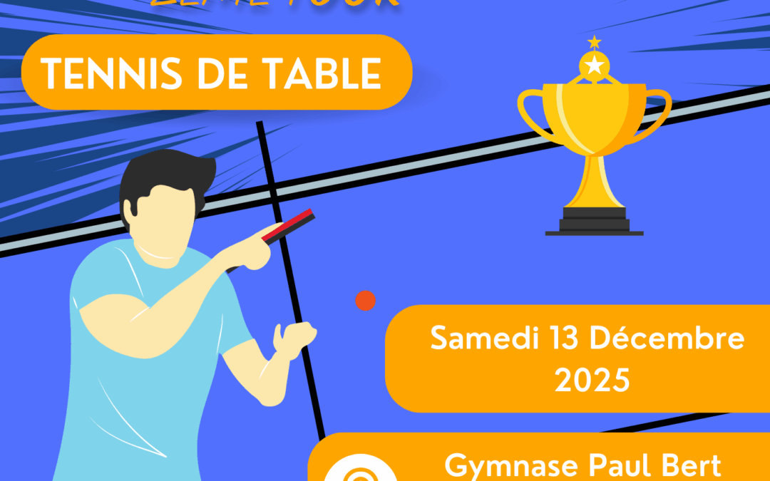 2ème tour Circuit poussins benjamins / Samedi 13 Décembre 2025 – La Riche